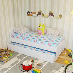 Single size bed with optional trundle bed or drawers Single size bed with optional trundle bed or drawers